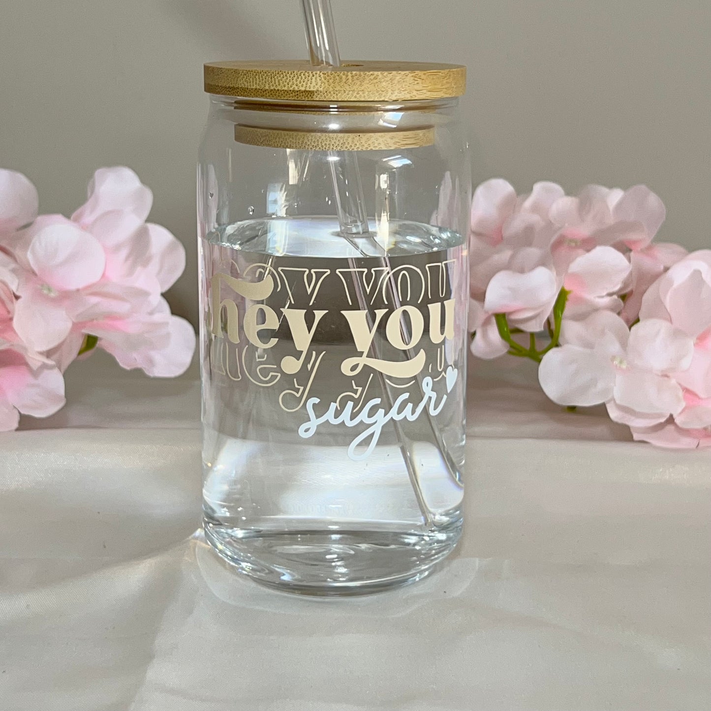 "Hey You, Sugar" Drinkglas