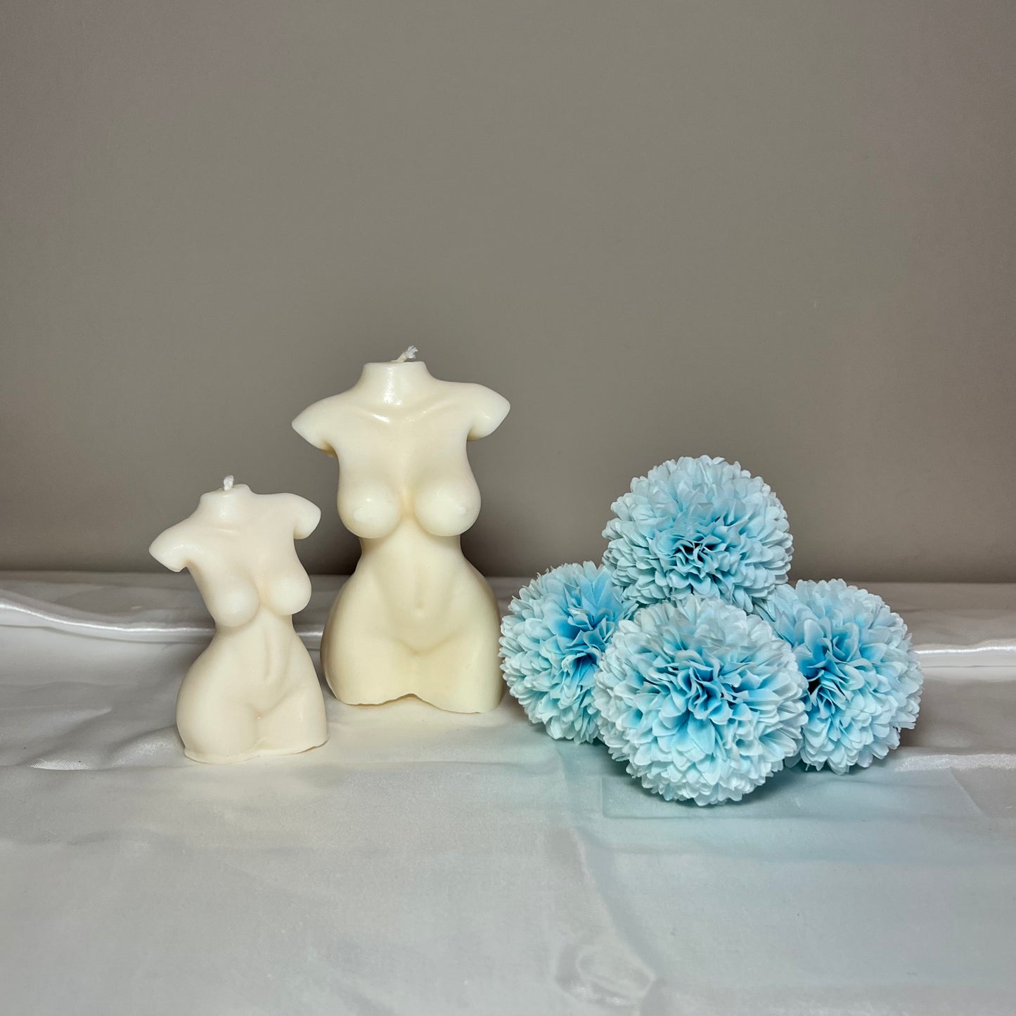 Vrouwelijke lichaam kaars - Set