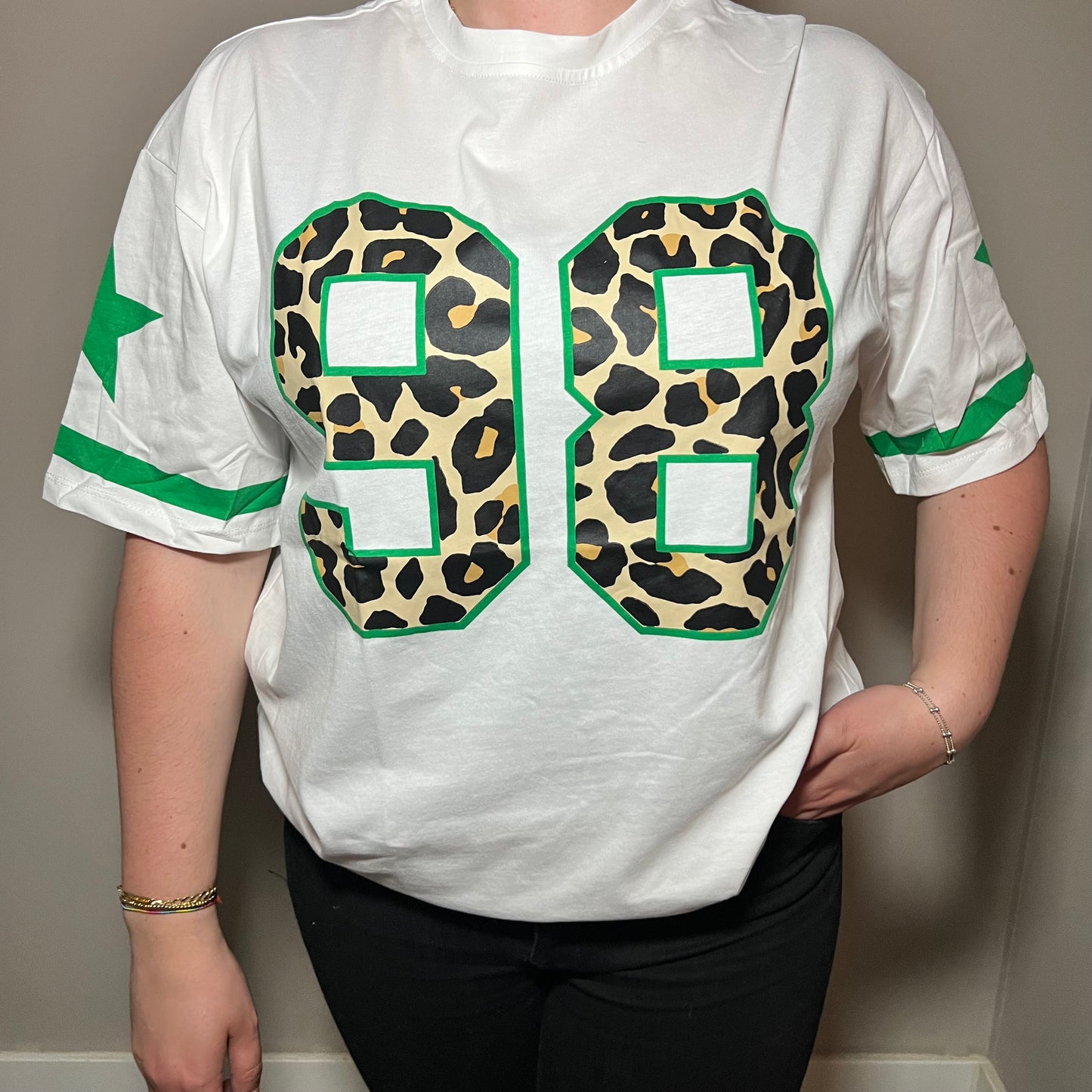 98 Tee - Wit - Panter