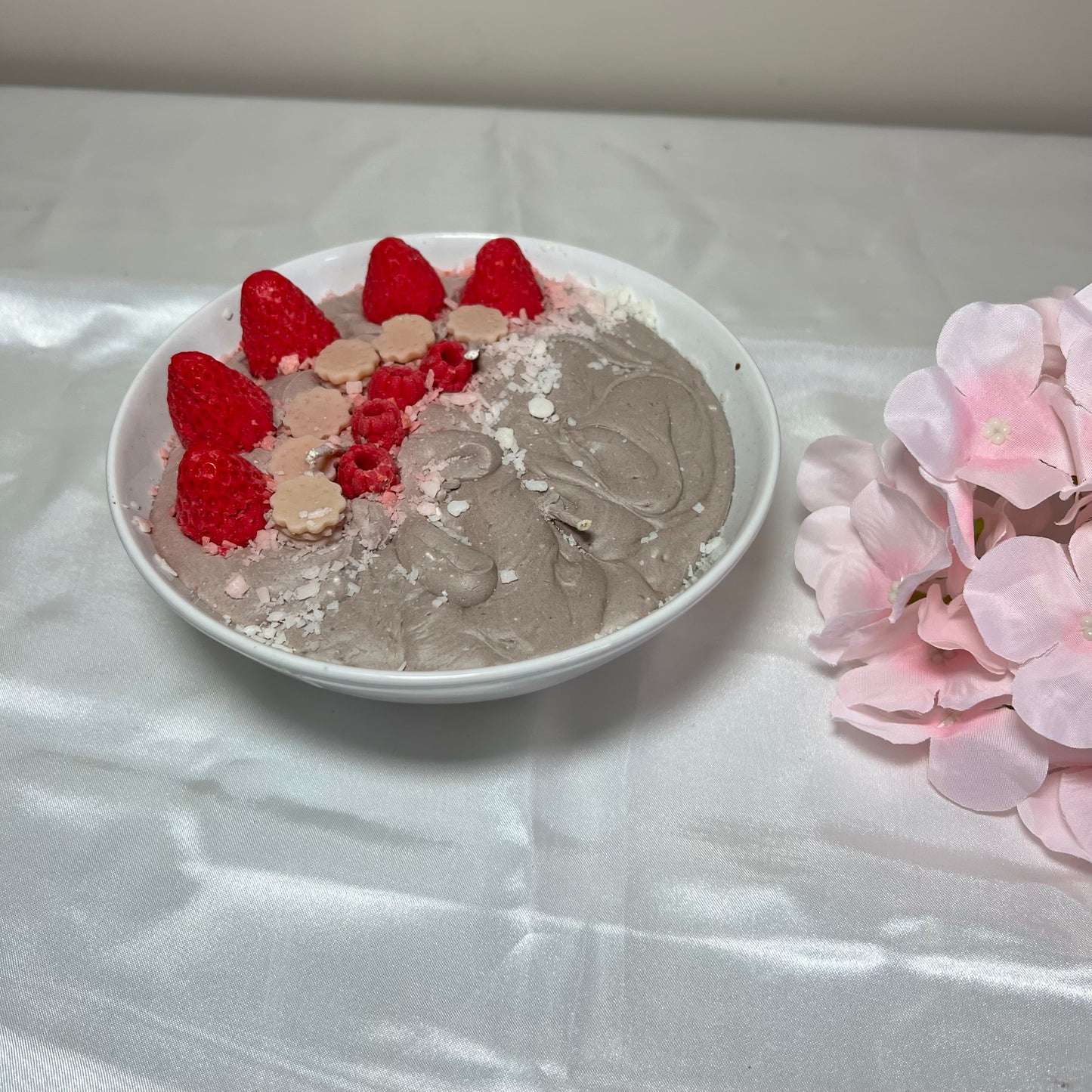 Chocolade ontbijt kaars