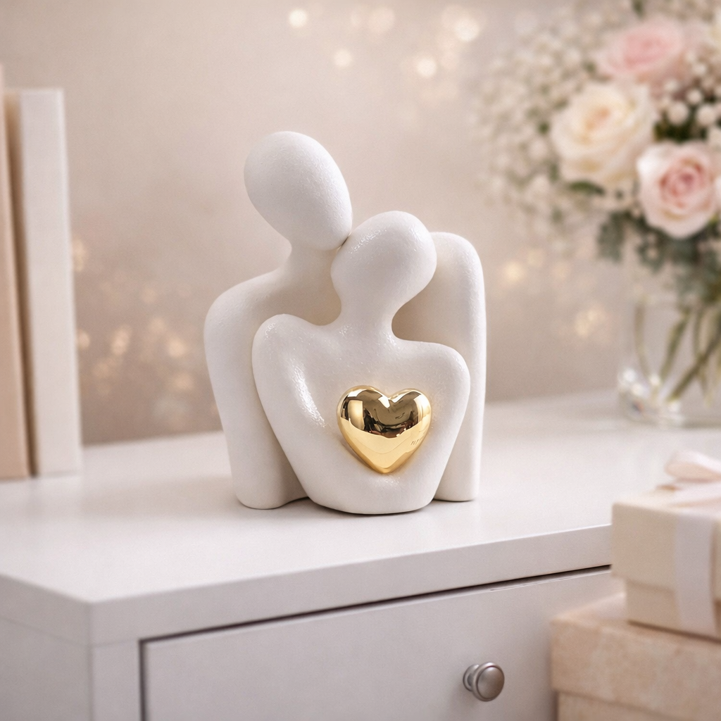 PRE ORDER - Koppel - Goud hart - Decoratie