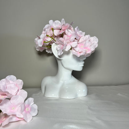 Keramische vaas gezicht