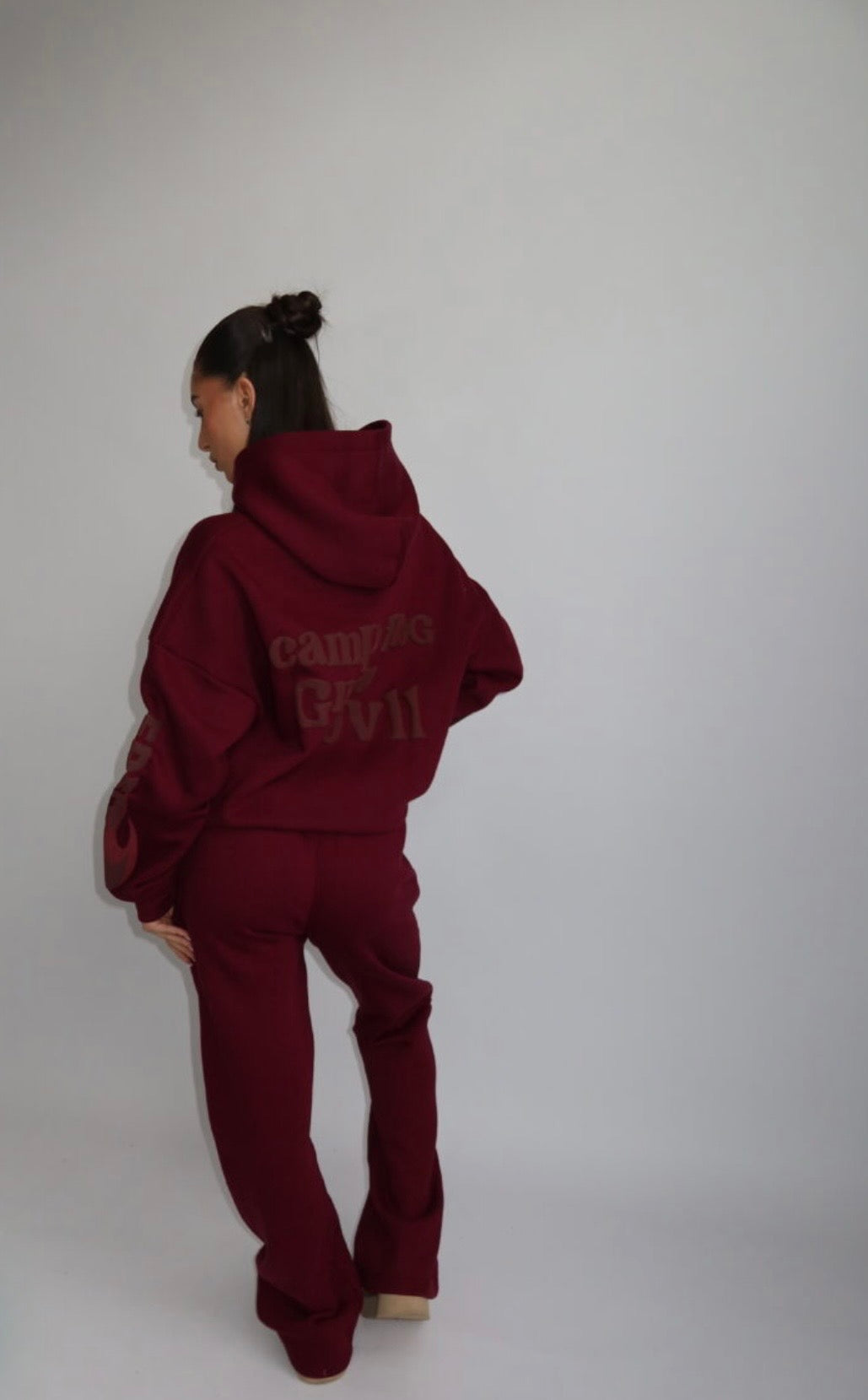 Lucky Me Tracksuit - Bordeaux