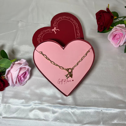 Gift of Love - Ketting Letter M - Goud