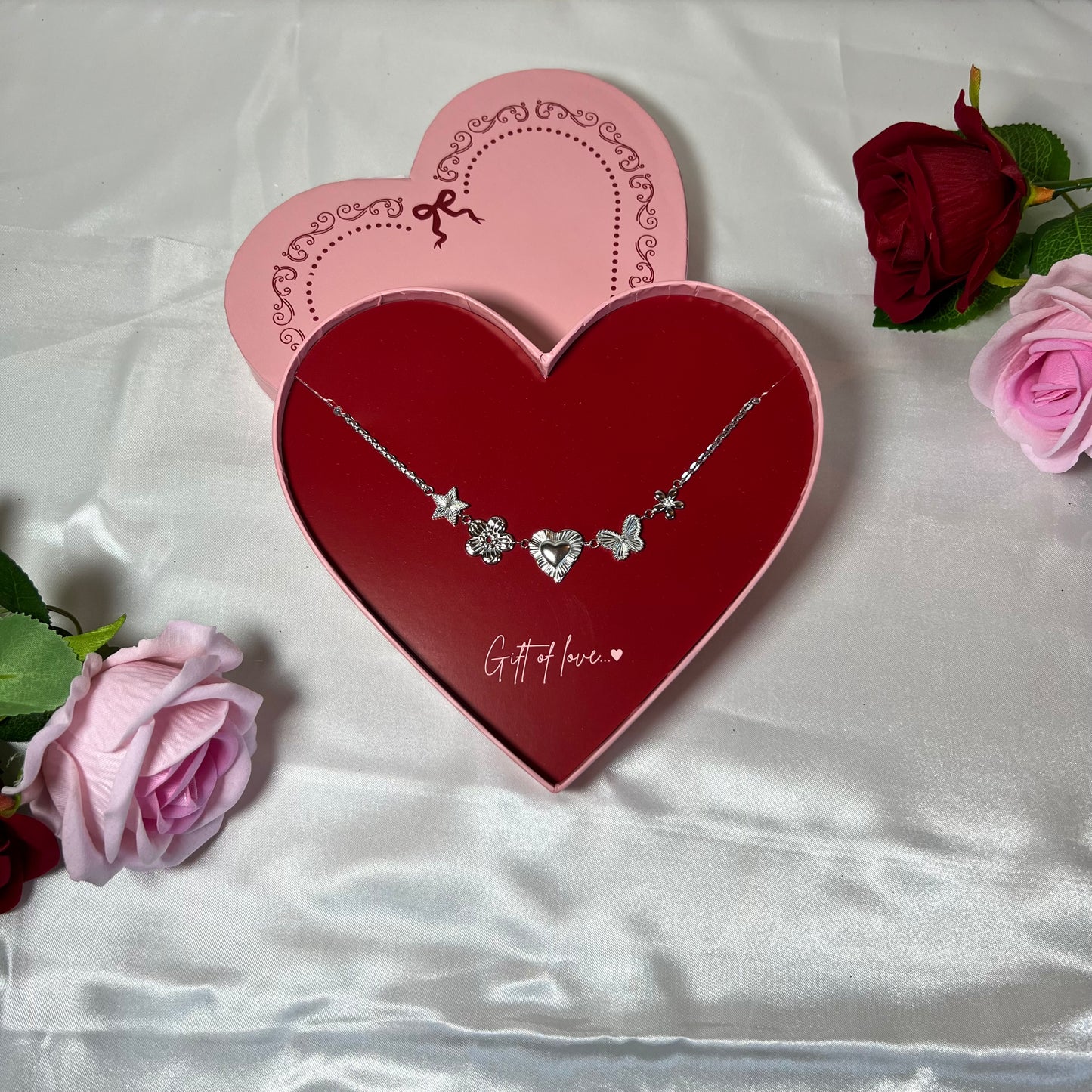 Gift of Love - Ketting vlinder - Zilver