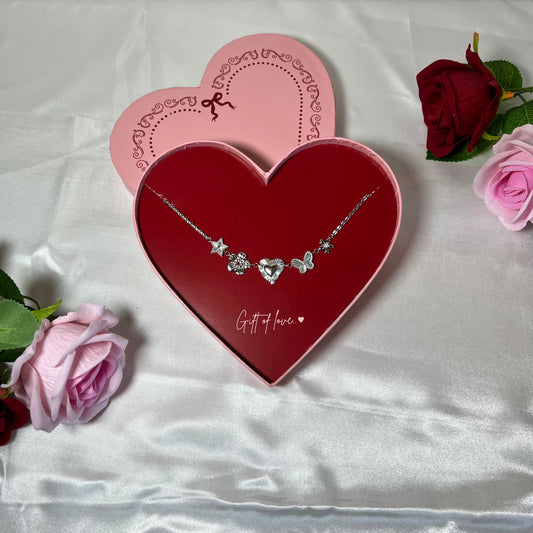 Gift of Love - Ketting vlinder - Zilver