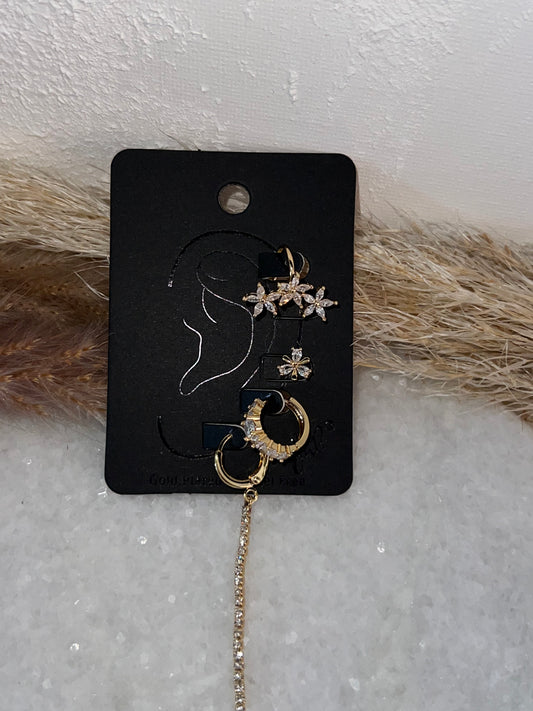 Ear Party Chique Look 4-delige set