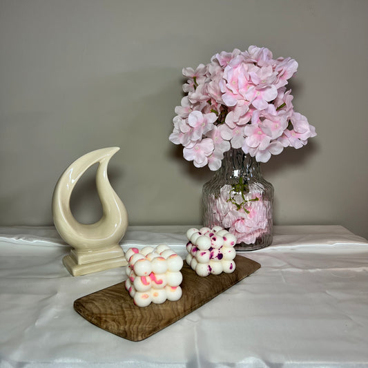 Bubble Kaars met Gekleurde Spetters