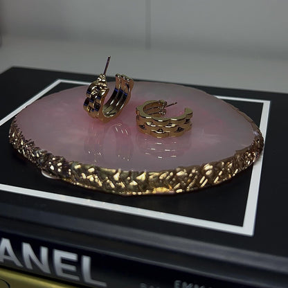 Oorbellen rond schakel