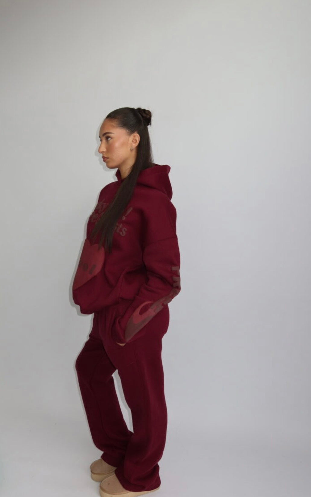 Lucky Me Tracksuit - Bordeaux