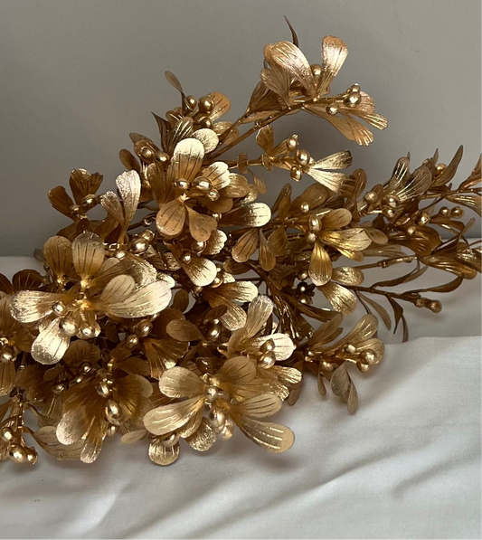 Gouden blad en bessen boeket
