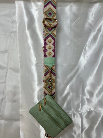 Telefoonkoord + portemonnee