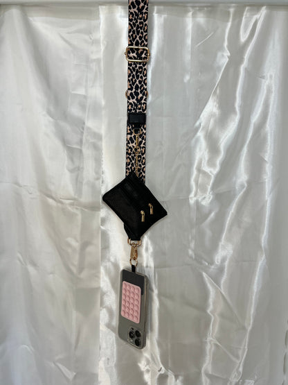 Telefoonkoord + portemonnee