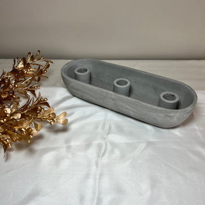 Beton Look Kaarshouder Triple