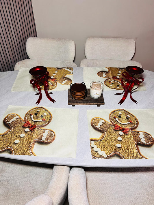 Peperkoek placemats - set van 4