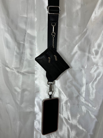 Telefoonkoord + portemonnee