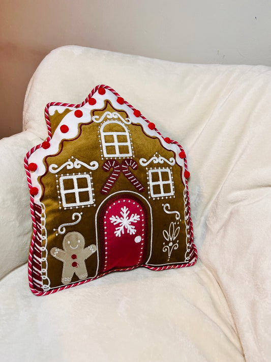 Kerst huis kussen