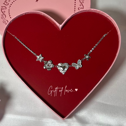Gift of Love - Ketting vlinder - Zilver