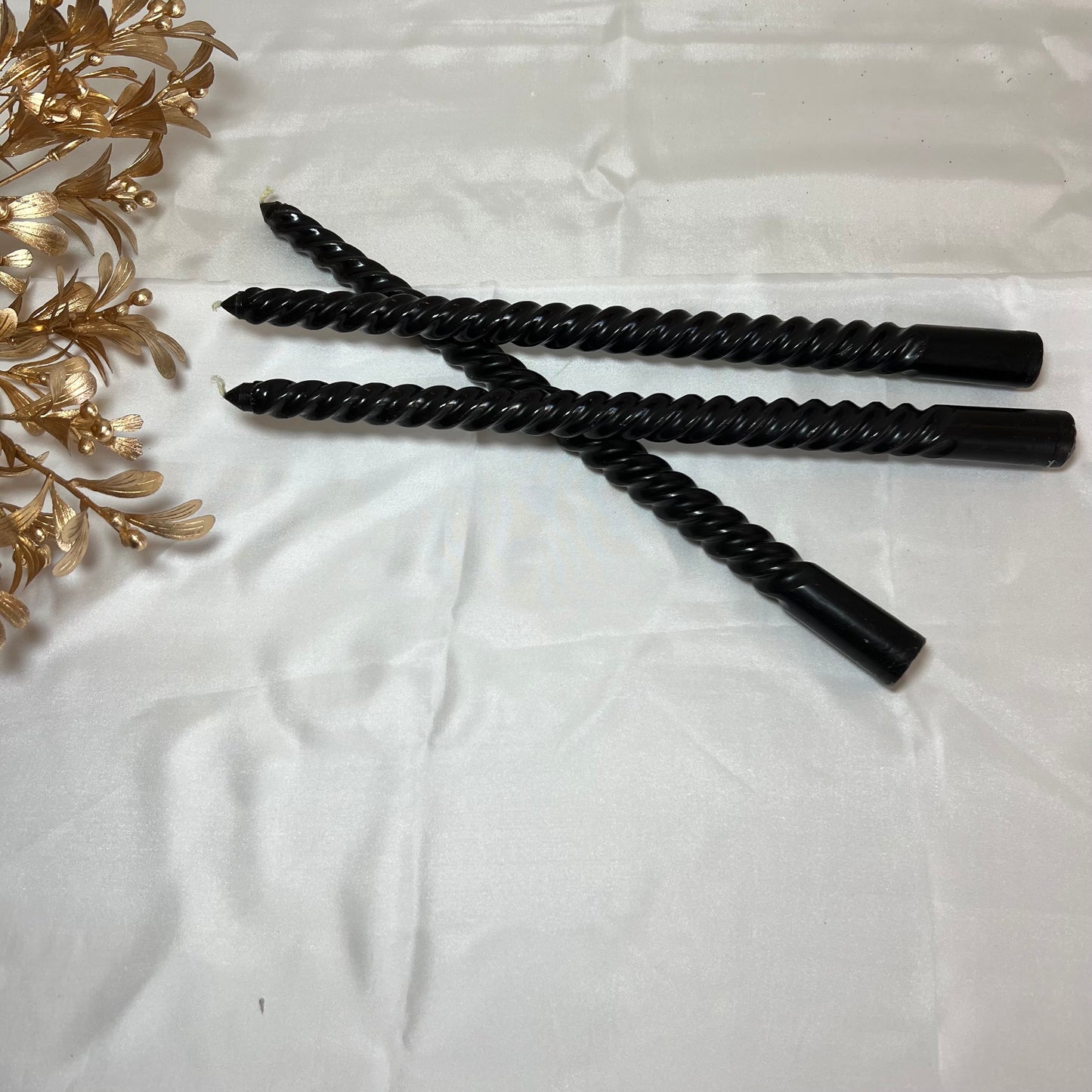 Gedraaide kaarsen van Sojawas - Set van 4 -