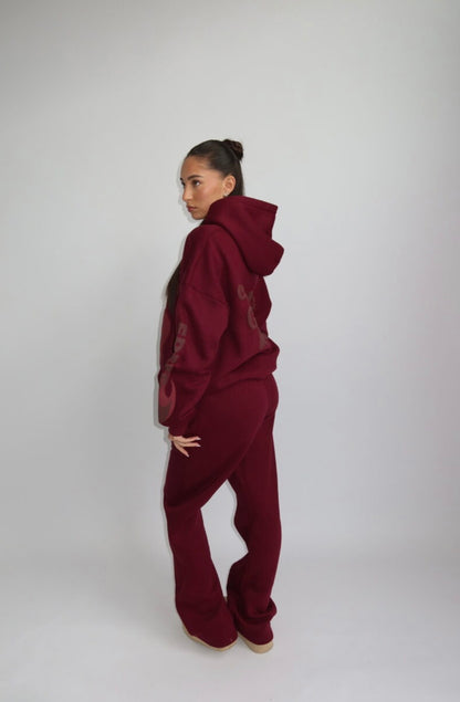 Lucky Me Tracksuit - Bordeaux