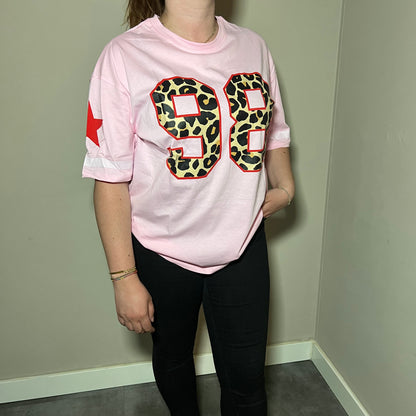 98 Tee - Roze - Panter