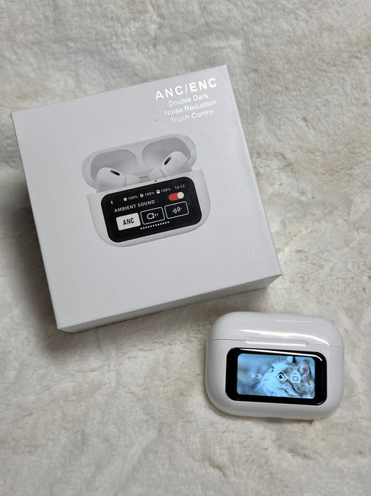 Draadloze Oortjes Met Noise Cancelling, LED Display en Touchscreen