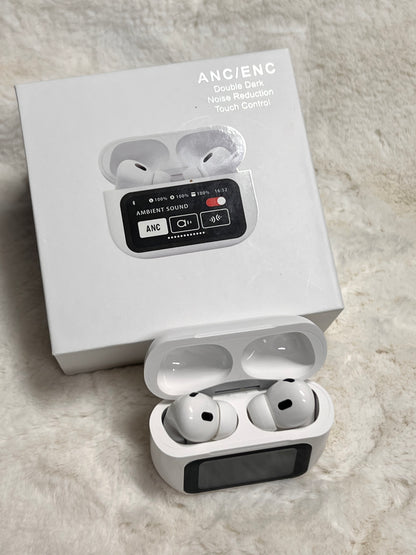 Draadloze Oortjes Met Noise Cancelling, LED Display en Touchscreen