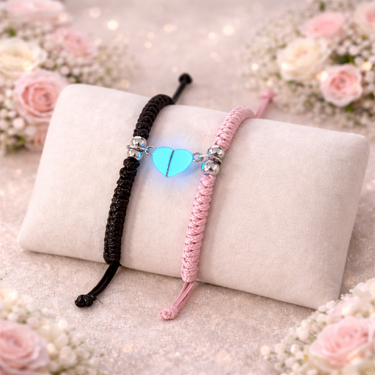 PRE ORDER- Matching BFF/Koppel Armband – Glow Heart Edition
