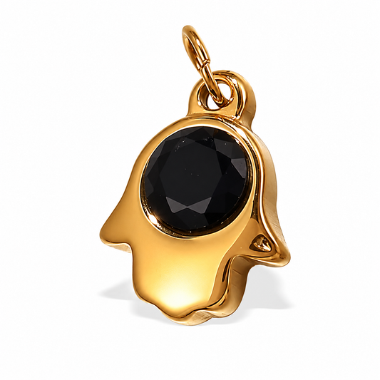 Hamsa Zwart Bedel