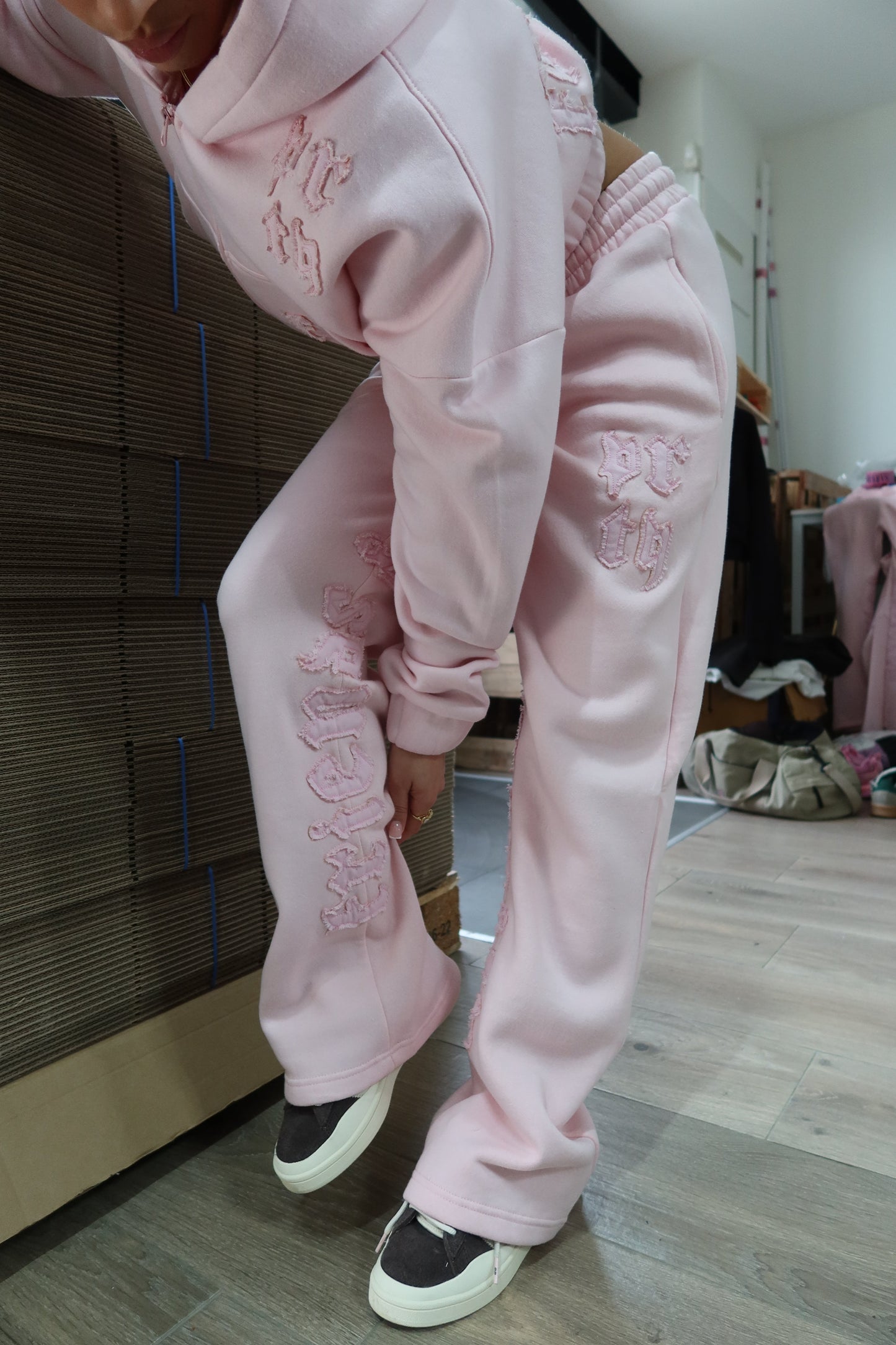 PRTY- Family Pants Roze - Maat M